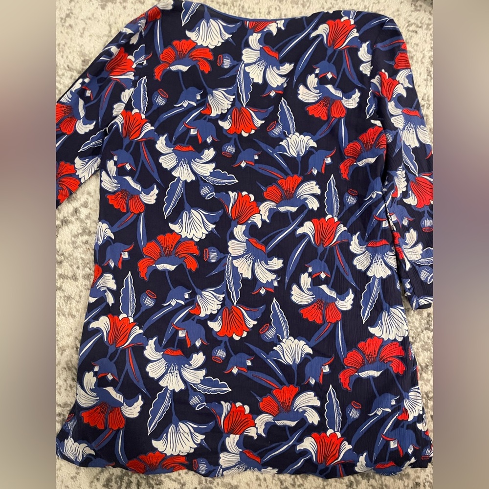 J. Crew Floral Tunic